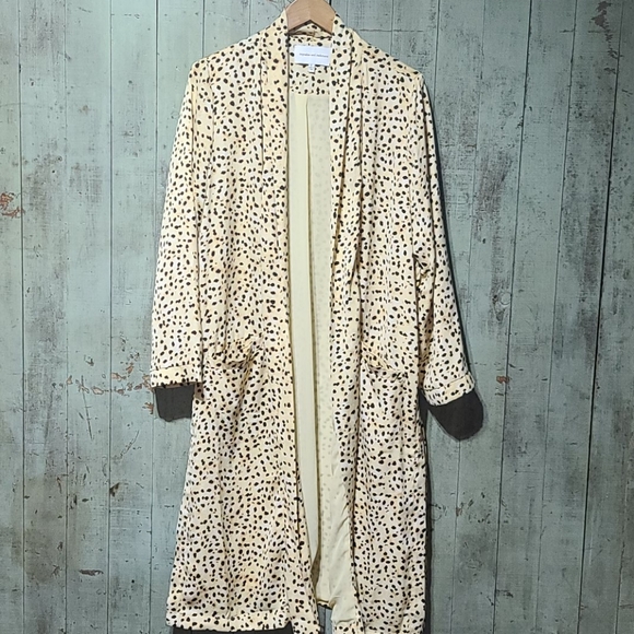 Cashmere Leopard Print Duster | Poshmark